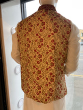 Load image into Gallery viewer, Men’s Waistcoat RED &amp; GOLD