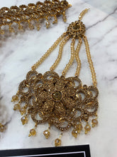 Load image into Gallery viewer, PARTY CHOKER CRYSTAL BRONZE WITH CHAMPAGNE DROPS