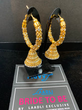 Load image into Gallery viewer, Crystal Balli Chumki Earrings