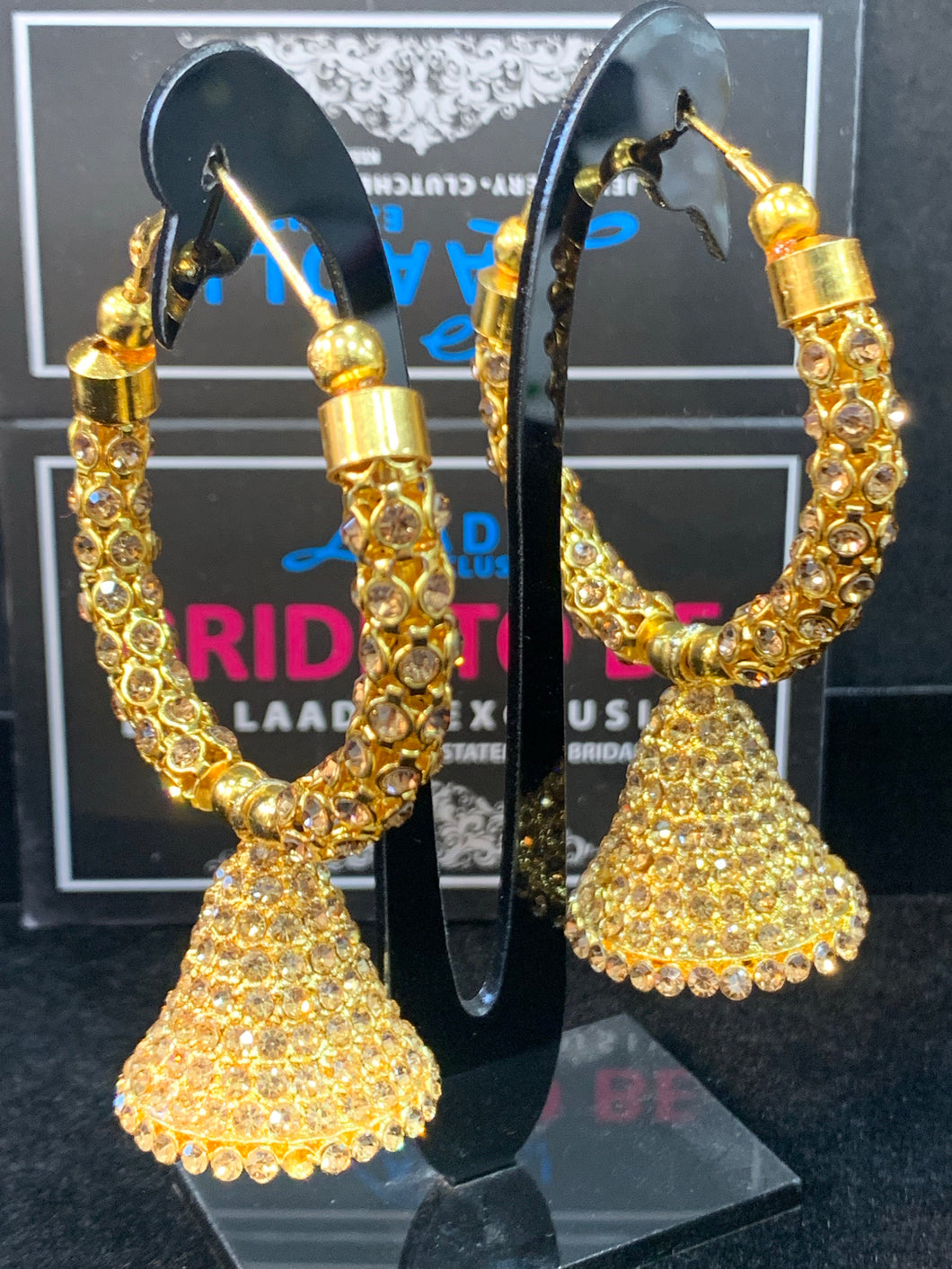 Crystal Balli Chumki Earrings