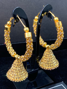 Crystal Balli Chumki Earrings